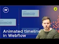 Create a stunning VERTICAL TIMELINE in WEBFLOW tutorial incl cloneable