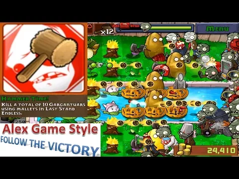 Download MP3 Plants vs. Zombies - Achievement - Hammer Time! || Last Stand Endless (Android HD) Ep.96