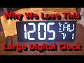 Why We Love This Large Digital Wall Clock - Setup and Review
