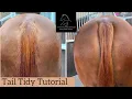 TAIL TIDY TUTORIAL for the pulled look without the pain
