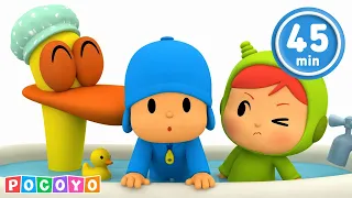 💦 ¡A BAÑARSE! 🛁 + Otras Canciones Infantiles |Pocoyo 🇪🇸 Español | Canciones para niños
