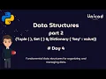 Data Structures In Python - Tuple Set Dictionary Part 2