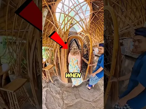 They Entered a Bamboo Elevator, But Never Expected This View #shorts