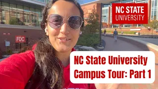 NC State University Campus Tour Part 1 Indian Student In Raleigh NC USA