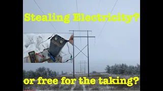 Fences sucking power from under HV transmission lines