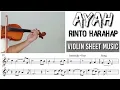 Download Lagu Ayah - Rinto Harahap || Violin Sheet Music