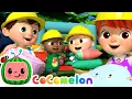 Download Lagu Let's Build a Pillow Fort! Camp Youtube! | CoComelon Nursery Rhymes \u0026 Kids Songs