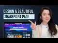 Design a Beautiful SharePoint Intranet Homepage in 2026