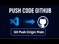 How to Push Code to Github From Visual studio Push Project to GitHub from VS code 2026
