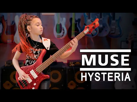 Download MP3 Ellen Alaverdyan (11yo) plays Muse - Hysteria (Bass Cover)