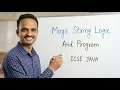 Magic String Program in Java ICSE Class 10 Computer Applications String Handling 2026 Boards