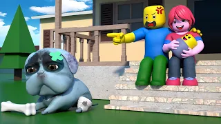 ROBLOX Brookhaven 🏡RP: Poor Dog Gets Adopted | Roblox Animation