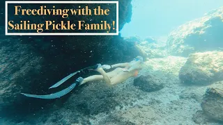 Episode 178 – Freediving and Blue Lagoons with the Sailing Pickle Family