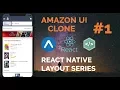 Amazon UI Clone React Native Drawer Navigator Native Base