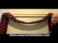 How To Make And Hang A Scarf Swag