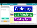 User Input and Strings Lesson 6 7 Tutorial with Answers Code org CS Principles
