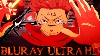 sukuna vs mahoraga blu ray full fight 4k 60fps domain expansion malevolent kitchen shrine jjk