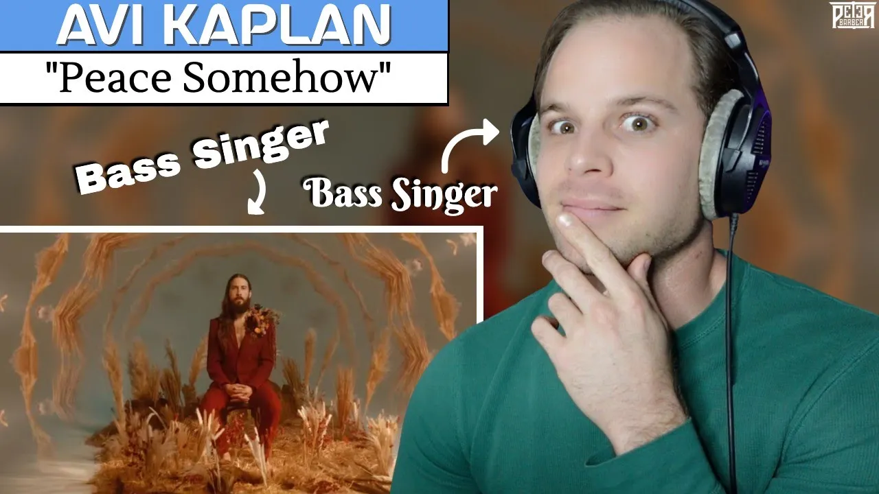 BASS AVI IS BACK! Bass Singer REACTION & ANALYSIS | Avi Kaplan - Peace Somehow BASS AVI IS BACK! Bass Singer REACTION & ANALYSIS | Avi Kaplan - Peace Somehow
