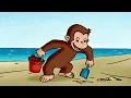 Download Lagu Nicke Nyfiken | Lek på stranden | Tecknad Film för Barn