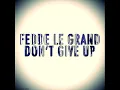 Fedde Le Grand - Don't Give Up (original mix)