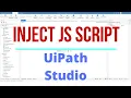Inject JS Script - UiPath Studio RPA 2022