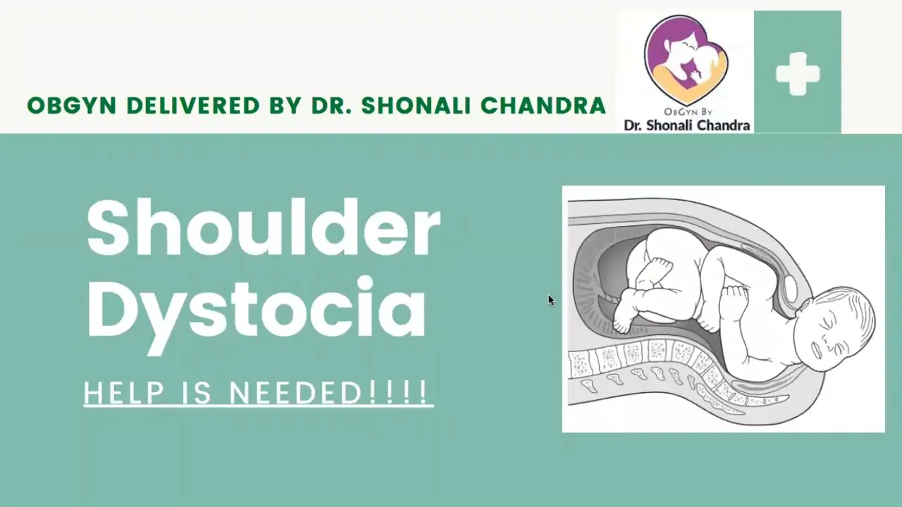 Shoulder Dystocia : Risk Factors and Management : Dr. Shonali Chandra #NEETPG, #AIIMSPG, #DNB