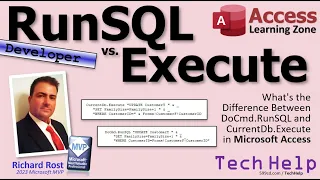 What s the Difference Between DoCmd RunSQL and CurrentDb Execute in Microsoft Access