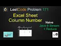 excel sheet column number excel sheet column number leetcode leetcode 171