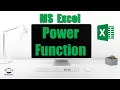 MS Excel How to use the POWER FUNCTION