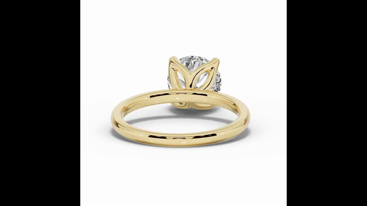 Round Lustre Solitaire