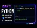 How to Install Python VS Code Write Your First Program Lumicore Labs - Day 1