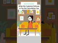 Download Lagu When the Customer Refuses to Pay the Cancellation Fee #gplus #animation #funny #shorts