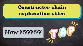 Explanation Constructor chain Super keyword - Java Puzzle