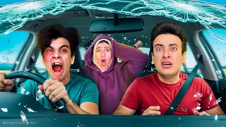 انا و الحسن و زينب عملنا حادث آخر فيديو لينا 