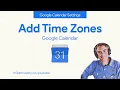 Google Calendar How To Add Time Zones World Clock