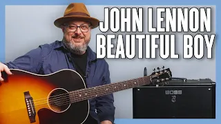 Download John Lennon Beautiful Boy Guitar Lesson + Tutorial MP3