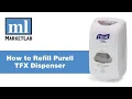 Marketlab Demonstrates How to Refill the Purell TFX Dispenser