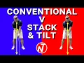 CONVENTIONAL V STACK AND TILT GOLF SWING Golf Tips Lesson 138