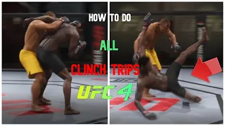 UFC4 - Clinch Trips Tutorial