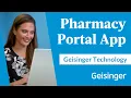 Geisinger Pharmacy Portal App