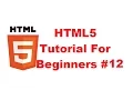 HTML5 Tutorial For Beginners 12 Using div Tags to Layout header navigation section and footer