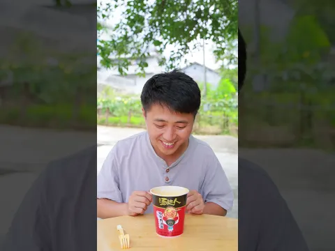 Leftover instant noodle soup makes amazing egg custard #funny #food
