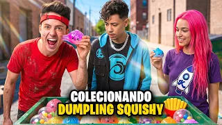 COMPLETANDO A COLEÇÃO DE DUMPLING SQUISHY COM A KATLEN *Olha o resultado!