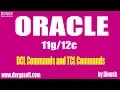 Oracle DCL Commands and TCL Commands