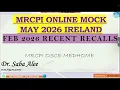 MRCPI OBGYN Online Mock May 2026 1 | Obstetric Long Cases & Circuits | Dr Saba Alee