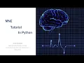 MNE Tutorial in Python