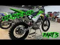 KLX 140r Build Series Carb Suspension Plastics Graphics Braap Shop Ep11