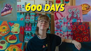 what 600 days of art progress looks like