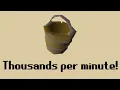 Fastest way to get empty buckets on Old School Runescape on an ironman