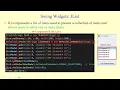 Swing Widgets JLabel JButton JTextField JTextArea JList JComboBox